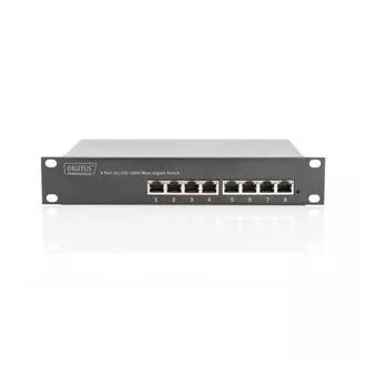 DIGITUS Gigabitno ethernetno stikalo, 8-portno, 10 palcev, brez upravljanja