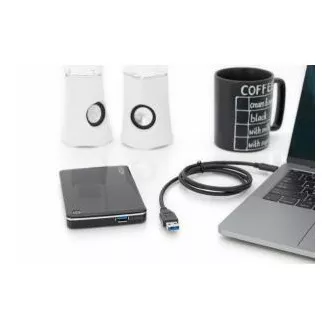 Digitus Priključni kabel USB Type-C, Type-C do A M/M, 1,0 m, vse funkcije, Gen2, 3A, 10 GB, različica 3.1, CE, bl