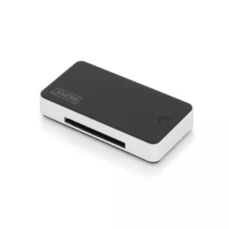 DIGITUS USB 3.0 čitalnik kartic s priključnim kablom USB 1 m Podpora za kartice MS/SD/SDHC/MiniSD/M2/CF/MD/SDXC