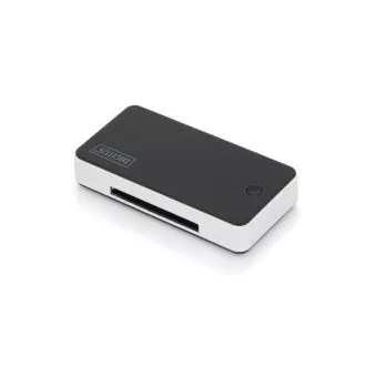 DIGITUS USB 3.0 čitalnik kartic s priključnim kablom USB 1 m Podpora za kartice MS/SD/SDHC/MiniSD/M2/CF/MD/SDXC