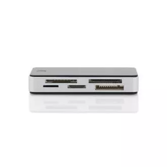 DIGITUS USB 3.0 čitalnik kartic s priključnim kablom USB 1 m Podpora za kartice MS/SD/SDHC/MiniSD/M2/CF/MD/SDXC