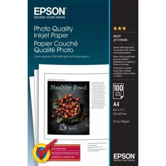 EPSON papir A4 - 102 g/m2 - 100 listov - fotografska kakovost, brizgalni