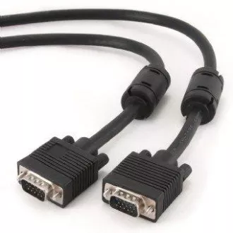 GEMBIRD Priključni kabel za mono 15M/15M VGA 15m, zaščiten ekstra, fero ČERNO GEMBIRD Priključni kabel za mono 15M/15M VGA 15m, zaščiten ekstra, fero ČERNO