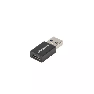 LANBERG Adapter USB-C(F) 3.1 na USB-A(M), črn