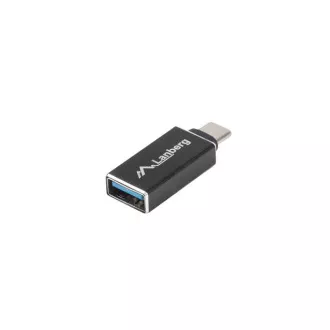 LANBERG Adapter USB-C(M) 3.1 na USB-A(F) črn OTG