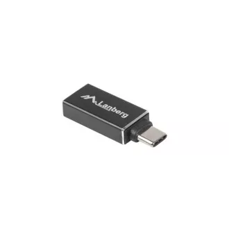 LANBERG Adapter USB-C(M) 3.1 na USB-A(F) črn OTG