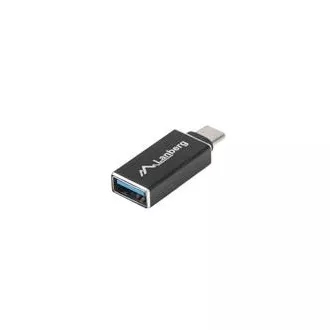 LANBERG Adapter USB-C(M) 3.1 na USB-A(F) črn OTG