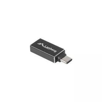 LANBERG Adapter USB-C(M) 3.1 na USB-A(F) črn OTG