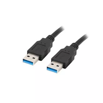 LANBERG USB-A M/M 3.0 kabel 1M črn LANBERG USB-A M/M 3.0 kabel 1M črn