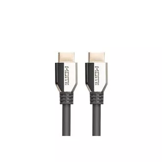 LANBERG Kabel HDMI 2.1 Ultra High Speed, 48 Gb/s, 8K@60Hz, 5K@120Hz, dolžina 0,5 m, črn, pozlačeni priključki