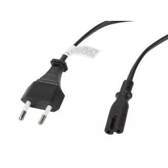 LANBERG CEE 7/16 do IEC 320 C7 EURO (RADIO) napajalni kabel 3M črn