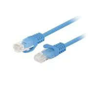 LANBERG Preklopni kabel CAT.5E UTP 0.25M modri Fluke Passed