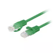 LANBERG Preklopni kabel CAT.5E UTP 0,25M zelene barve Fluke Passed
