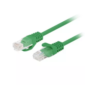 LANBERG Preklopni kabel CAT.5E UTP 0,25M zelene barve Fluke Passed