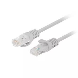 LANBERG Preklopni kabel CAT.5E UTP 0.25M siv Fluke Passed