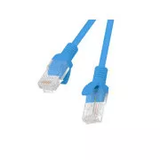 LANBERG Preklopni kabel CAT.5E UTP 0,5M modri Fluke Passed