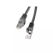 LANBERG Povezovalni kabel CAT.6 FTP 0,5M črn Fluke Passed