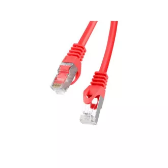 LANBERG Povezovalni kabel CAT.6 FTP 0,5M rdeč Fluke Passed