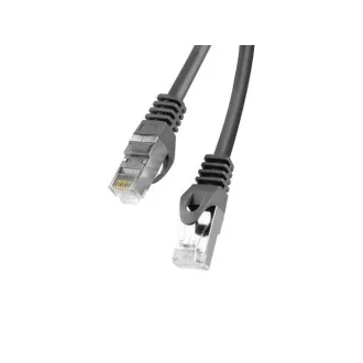LANBERG Povezovalni kabel CAT.6 FTP 1,5M črn Fluke Passed
