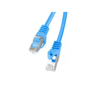 LANBERG Povezovalni kabel CAT.6 FTP 15M modri Fluke Passed