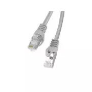 LANBERG Povezovalni kabel CAT.6 FTP 15M sive barve Fluke Passed