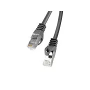LANBERG Povezovalni kabel CAT.6 FTP 20M črn Fluke Passed