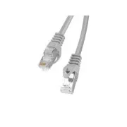 LANBERG Povezovalni kabel CAT.6 FTP 2M sive barve Fluke Passed
