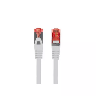 LANBERG Povezovalni kabel CAT 6 S-FTP, AWG 26/7, LSZH, bakren, siv, 0,25 m