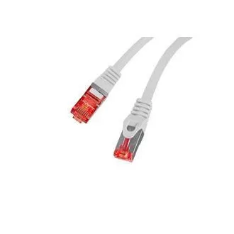 LANBERG Povezovalni kabel CAT 6 S-FTP, AWG 26/7, LSZH, bakren, siv, 0,25 m