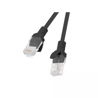 LANBERG Povezovalni kabel CAT.6 UTP 1.5M črn Fluke Passed