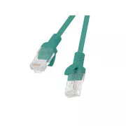 LANBERG Preklopni kabel CAT.6 UTP 1.5M zelene barve Fluke Passed