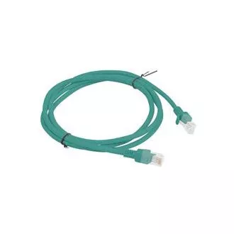 LANBERG Preklopni kabel CAT.6 UTP 1.5M zelene barve Fluke Passed