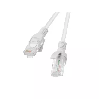 LANBERG Preklopni kabel CAT.6 UTP 1M sive barve Fluke Passed