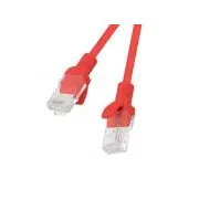 LANBERG Preklopni kabel CAT.6 UTP 3M rdeč Fluke Passed