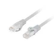 LANBERG Preklopni kabel CAT.6 UTP LSZH CU 0.25M siva Fluke Passed