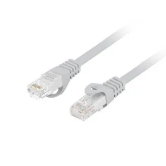 LANBERG Preklopni kabel CAT.6 UTP LSZH CU 10M siva Fluke Passed