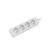 LANBERG Podaljševalni kabel 1,5 m 4X klasična vtičnica bakren kabel bele barve