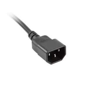 LANBERG Podaljševalni kabel za opremo UPS, dolžina 1 m, 5x izhodi, črn LANBERG Podaljševalni kabel za opremo UPS, dolžina 1 m, 5x izhodi, črn