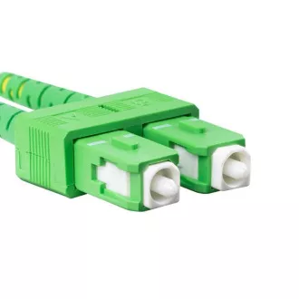 LANBERG optični povezovalni kabel SM SC/APC-SC/APC duplex 2m LSZH G657A1 premer 3mm, rumena barva LANBERG optični povezovalni kabel SM SC/APC-SC/APC duplex 2m LSZH G657A1 premer 3mm, rumena barva