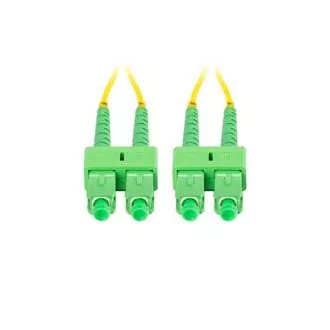 LANBERG optični povezovalni kabel SM SC/APC-SC/APC duplex 2m LSZH G657A1 premer 3mm, rumena barva LANBERG optični povezovalni kabel SM SC/APC-SC/APC duplex 2m LSZH G657A1 premer 3mm, rumena barva