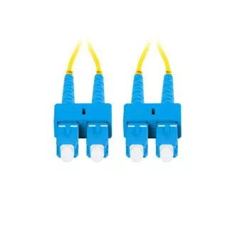 LANBERG optični povezovalni kabel SM SC/UPC-SC/UPC duplex 2m LSZH G657A1 premer 3mm, rumena barva