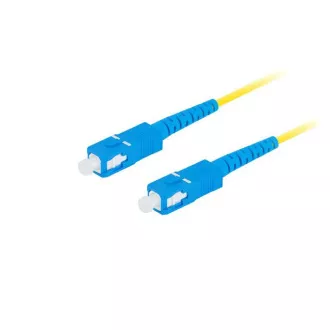 LANBERG optični povezovalni kabel SM SC/UPC-SC/UPC simplex 2m LSZH G657A1 premer 3mm, rumena barva LANBERG optični povezovalni kabel SM SC/UPC-SC/UPC simplex 2m LSZH G657A1 premer 3mm, rumena barva