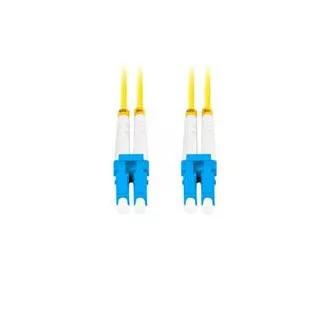 LANBERG optični povezovalni kabel SM LC/UPC-LC/UPC duplex 3m LSZH G657A1 premer 3mm, rumena barva LANBERG optični povezovalni kabel SM LC/UPC-LC/UPC duplex 3m LSZH G657A1 premer 3mm, rumena barva