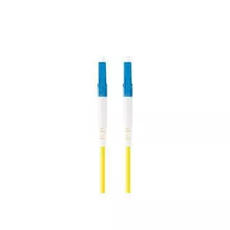 LANBERG optični povezovalni kabel SM LC/UPC-LC/UPC simplex 1m LSZH G657A1 premer 3mm, rumena barva