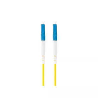 LANBERG optični povezovalni kabel SM LC/UPC-LC/UPC simplex 10m LSZH G657A1 premer 3mm, rumena barva