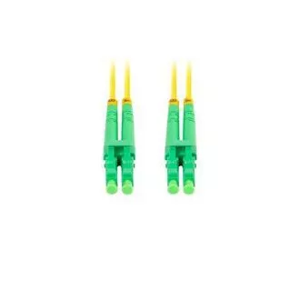 LANBERG optični povezovalni kabel SM LC/APC-LC/APC duplex 2m LSZH G657A1 premer 3mm, rumena barva