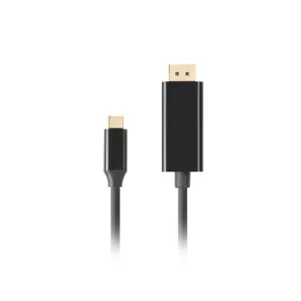 Lanberg Kabel USB-C(M)->DisplayPort(M) 1m 4K 60Hz črn