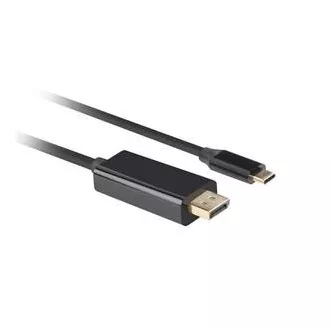 Lanberg Kabel USB-C(M)->DisplayPort(M) 1m 4K 60Hz črn