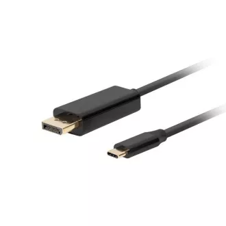 Lanberg Kabel USB-C(M)->DisplayPort(M) 3m 4K 60Hz črn