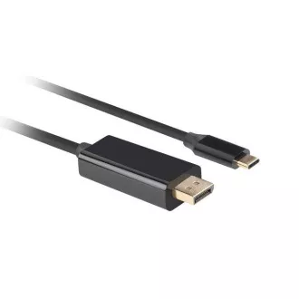 Lanberg Kabel USB-C(M)->DisplayPort(M) 3m 4K 60Hz črn